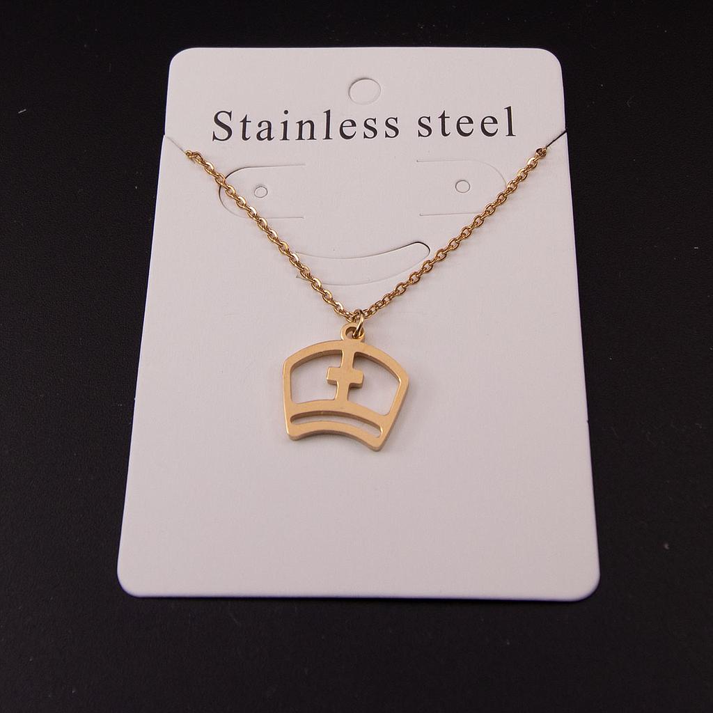 COL119	Collar Acero Dorado Enfermera