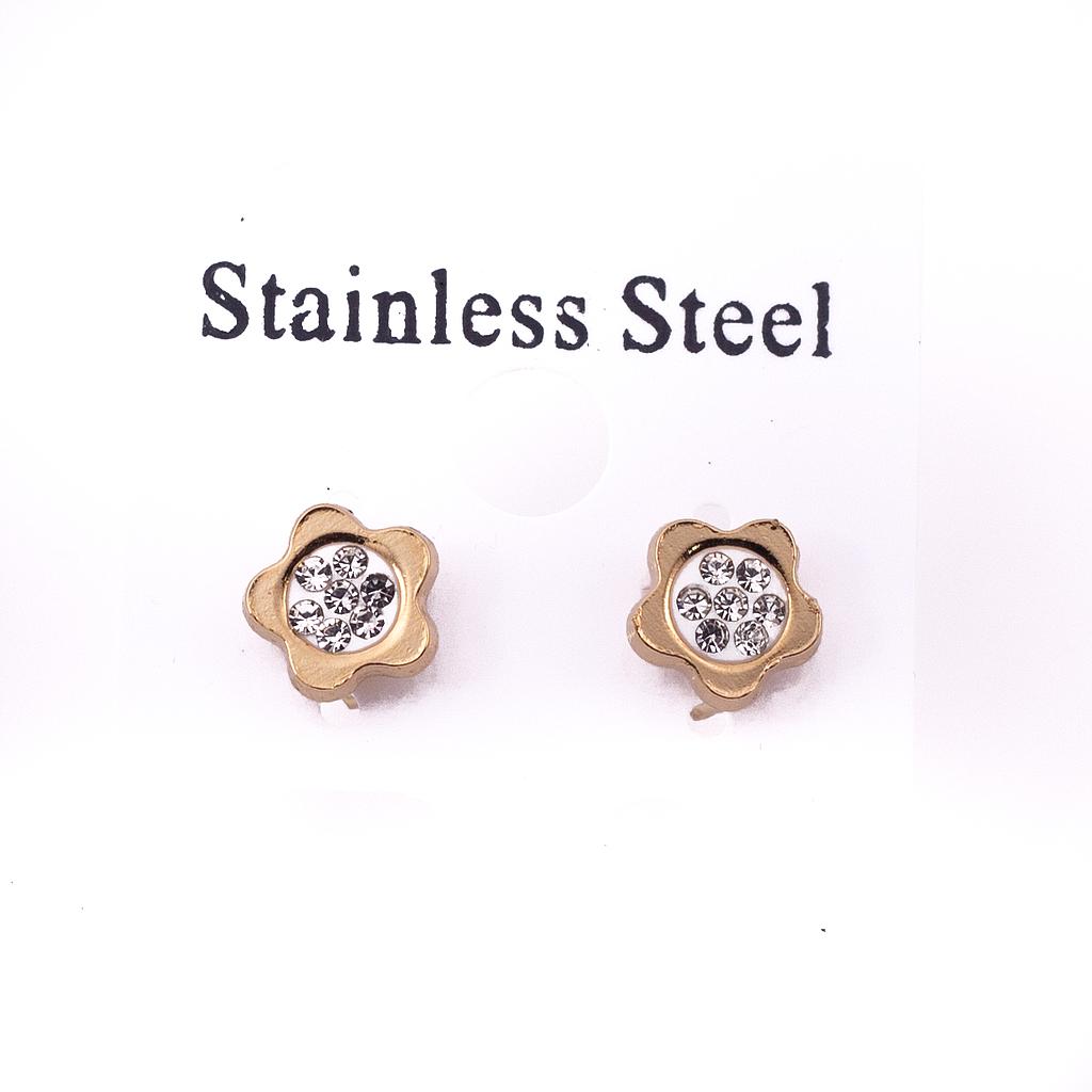 AR21602	Broquel Acero Figuras Blanca