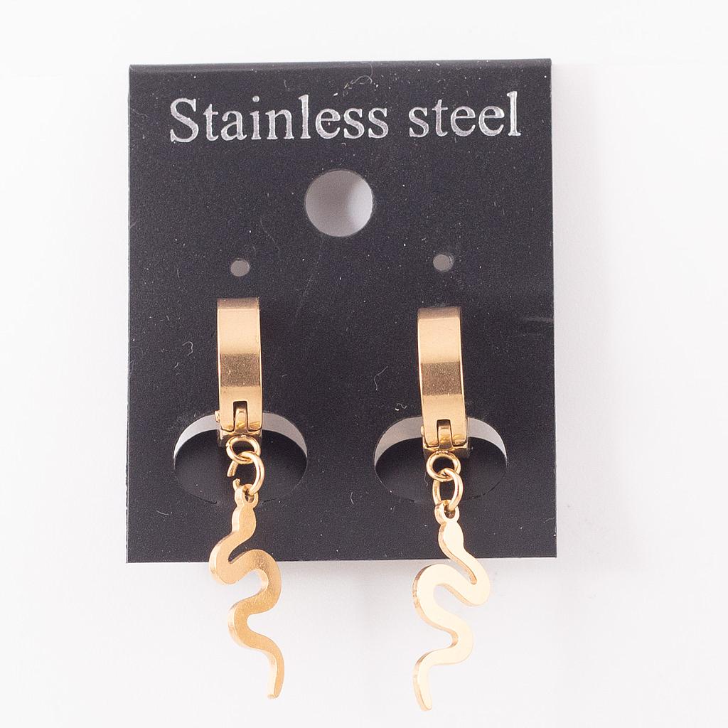 AR1246	Hugguie Acero Dorado Serpiente