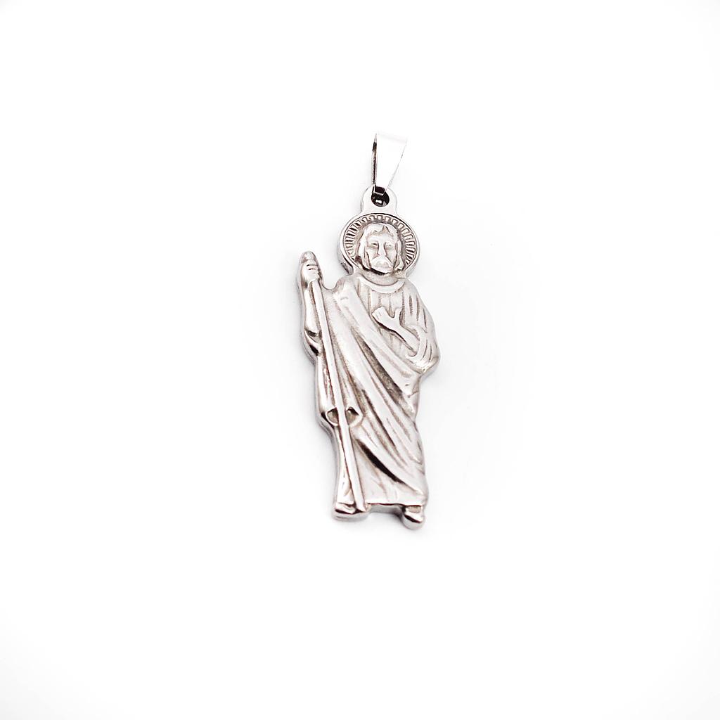 JE1769 Mini San Judas Plateado 2 cm