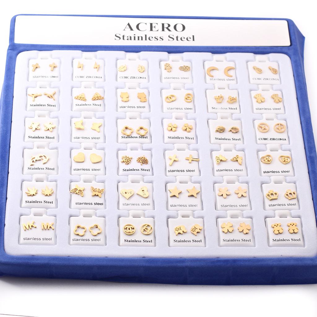 AR142 Broquel Acero Dorado o Plateado