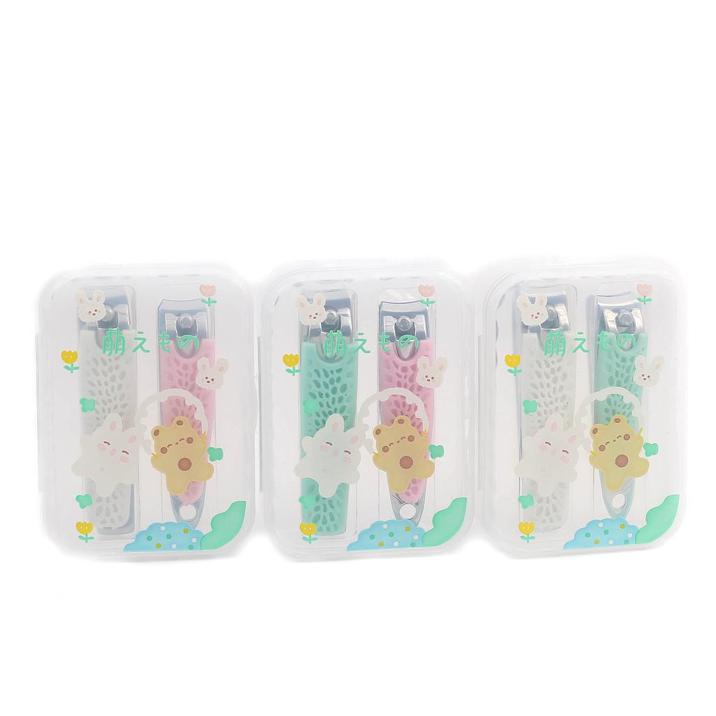 214043 Corta uñas 2 piezas