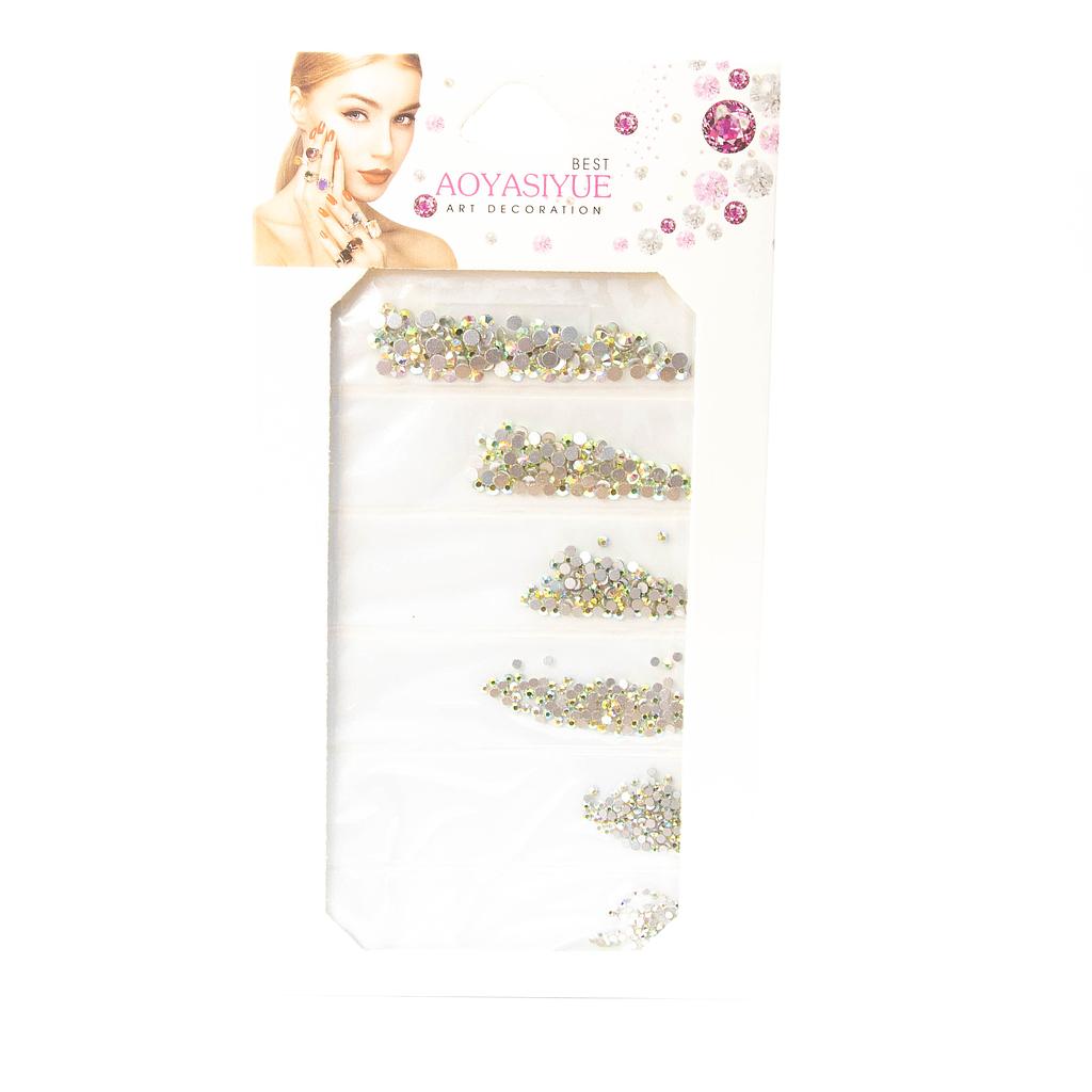 114313 Piedras para uñas tornasol (AOYASIYUE)