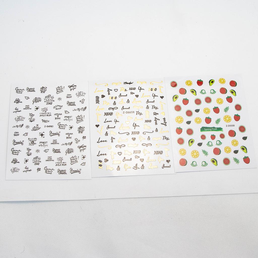 310370	Calcamonia uñas (Nail Art Sticker)