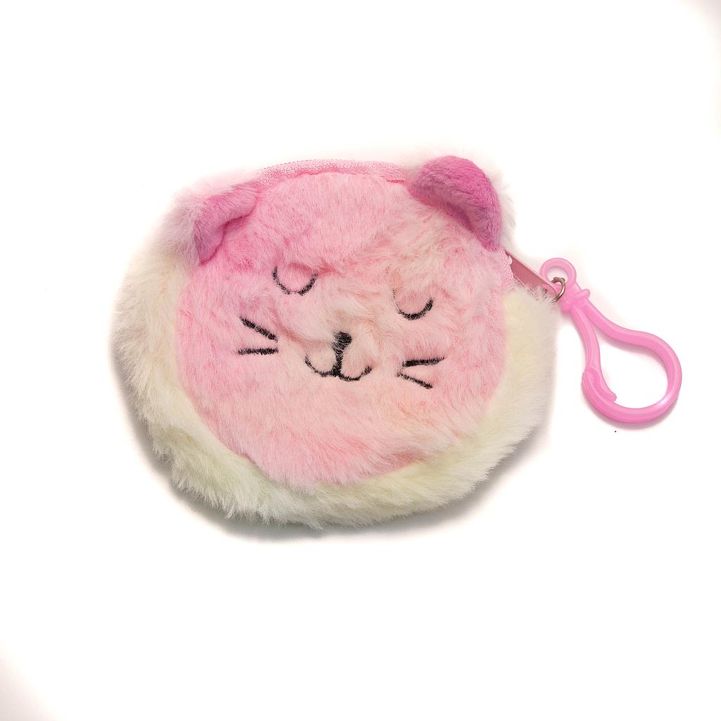 300065	Monedero peluche gato arcoíris