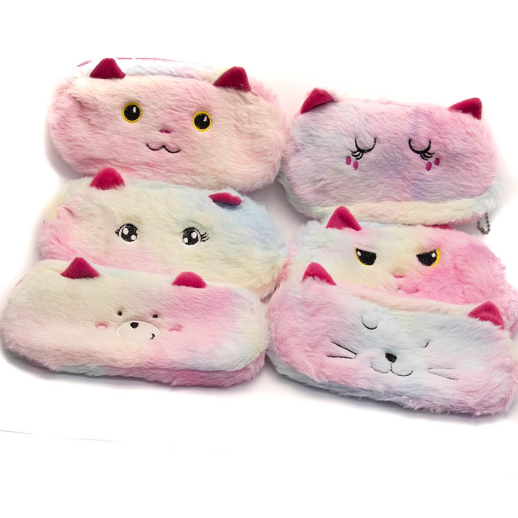 300041	Cosmetiquera gato peluche