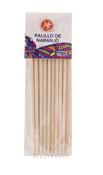 965195 Palillo Naranjo 10 pz MC