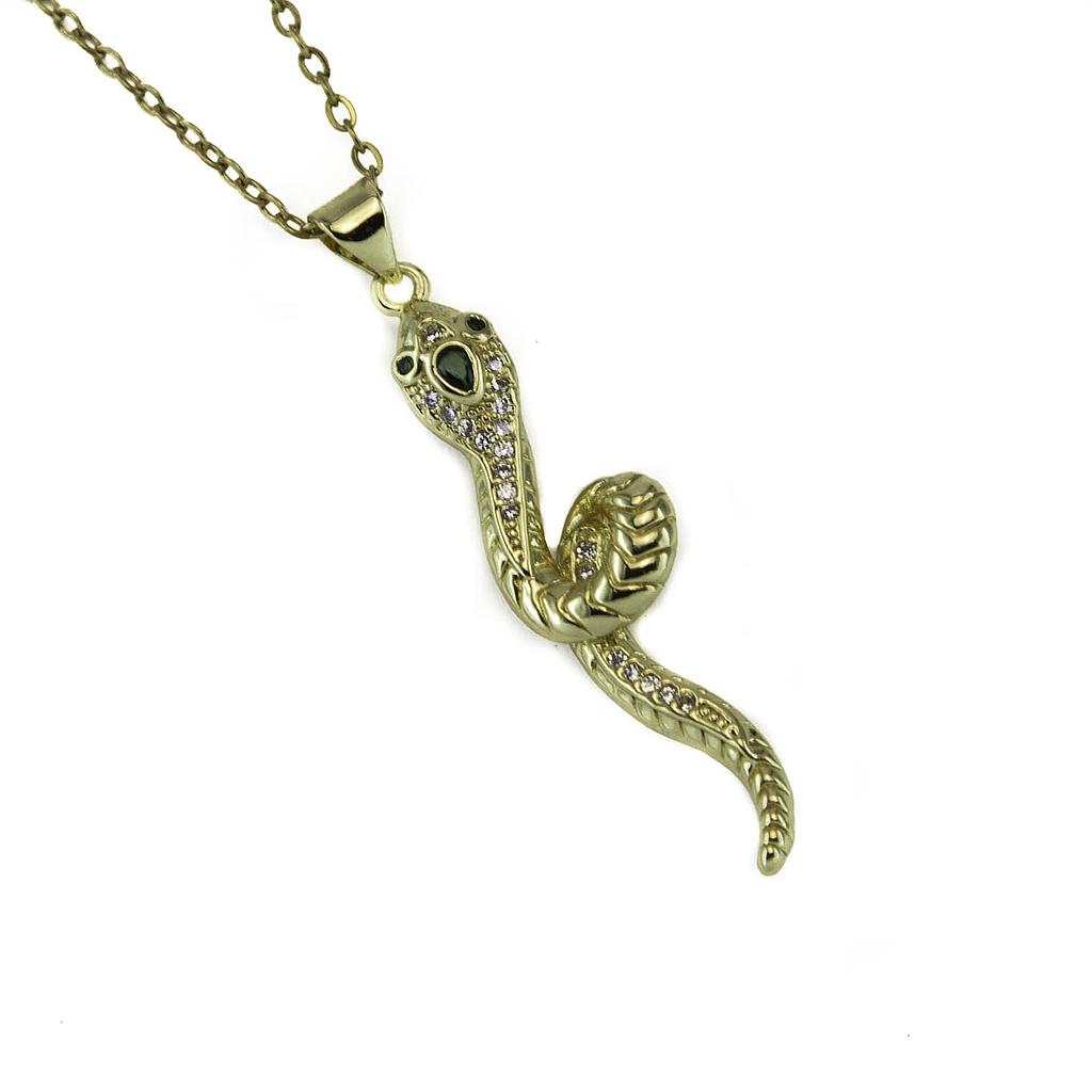 COL250409 Acero Inoxidable Serpiente Grande