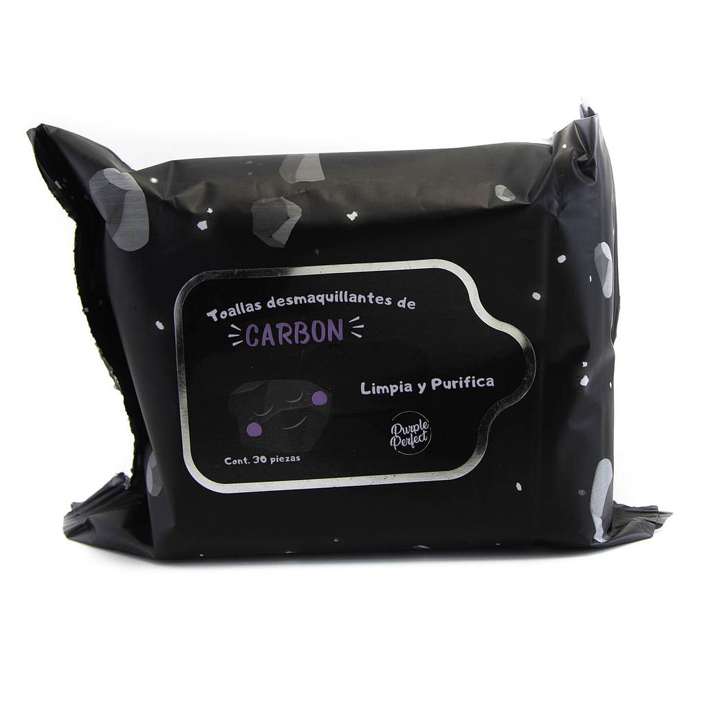 724016 Toallas desmaquillantes Purple (CARBÓN)