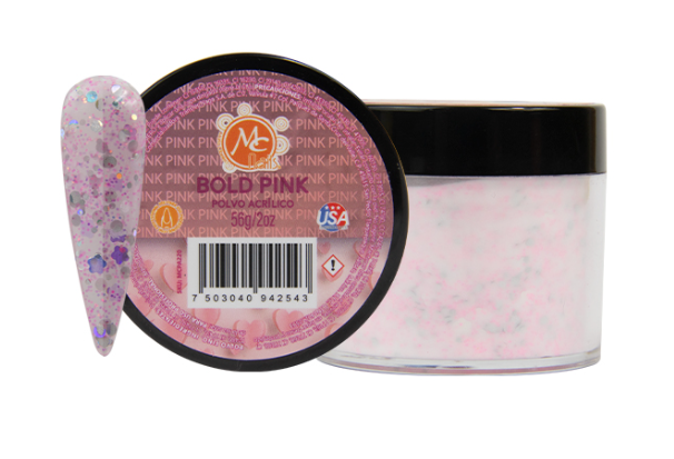 942543 Mc polvo acrilico 2oz BOLD PINK
