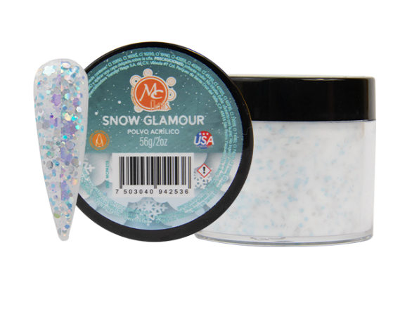 942536 Mc polvo acrilico 2oz SNOW GLAMOUR