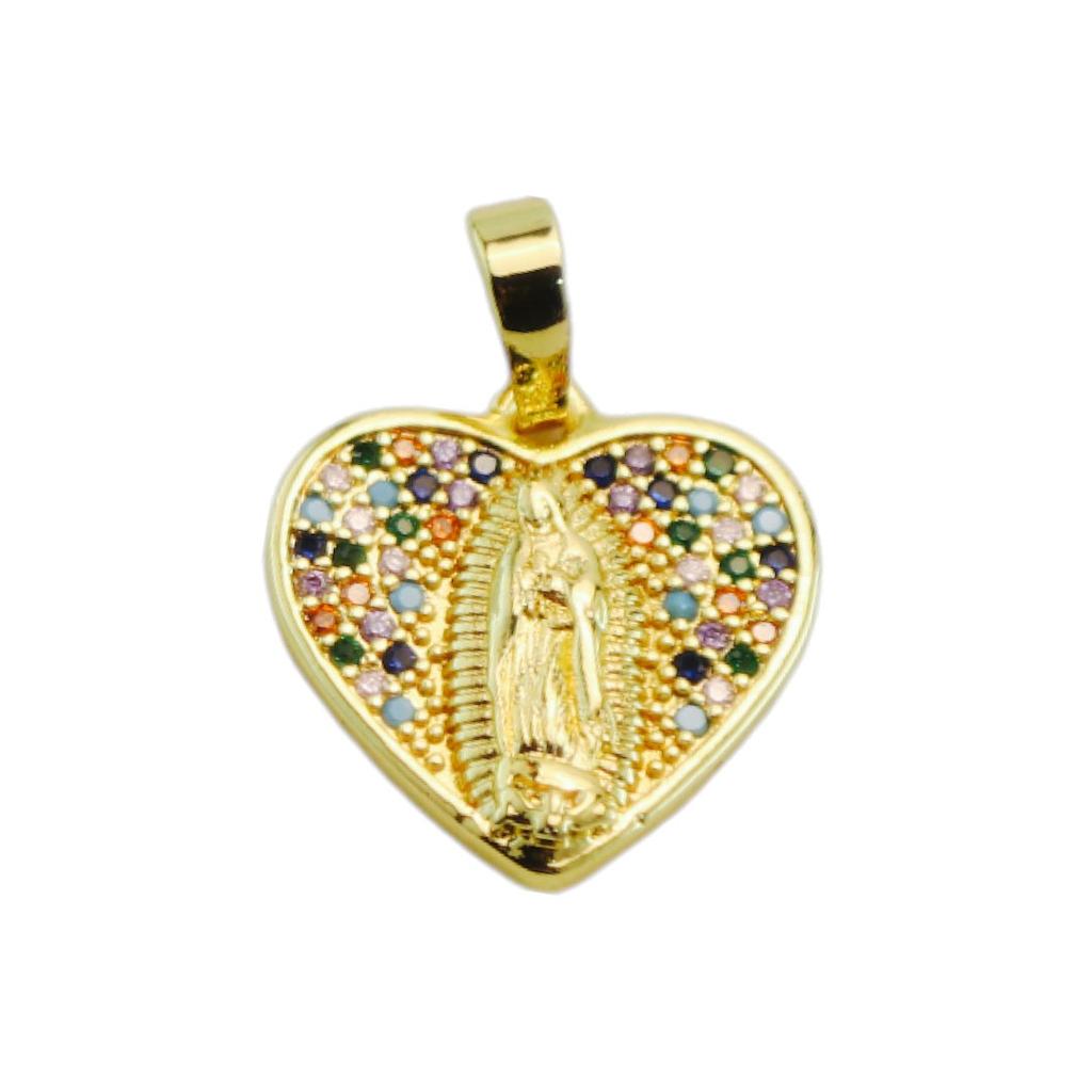 JE24623 Dije Virgen Piedritas