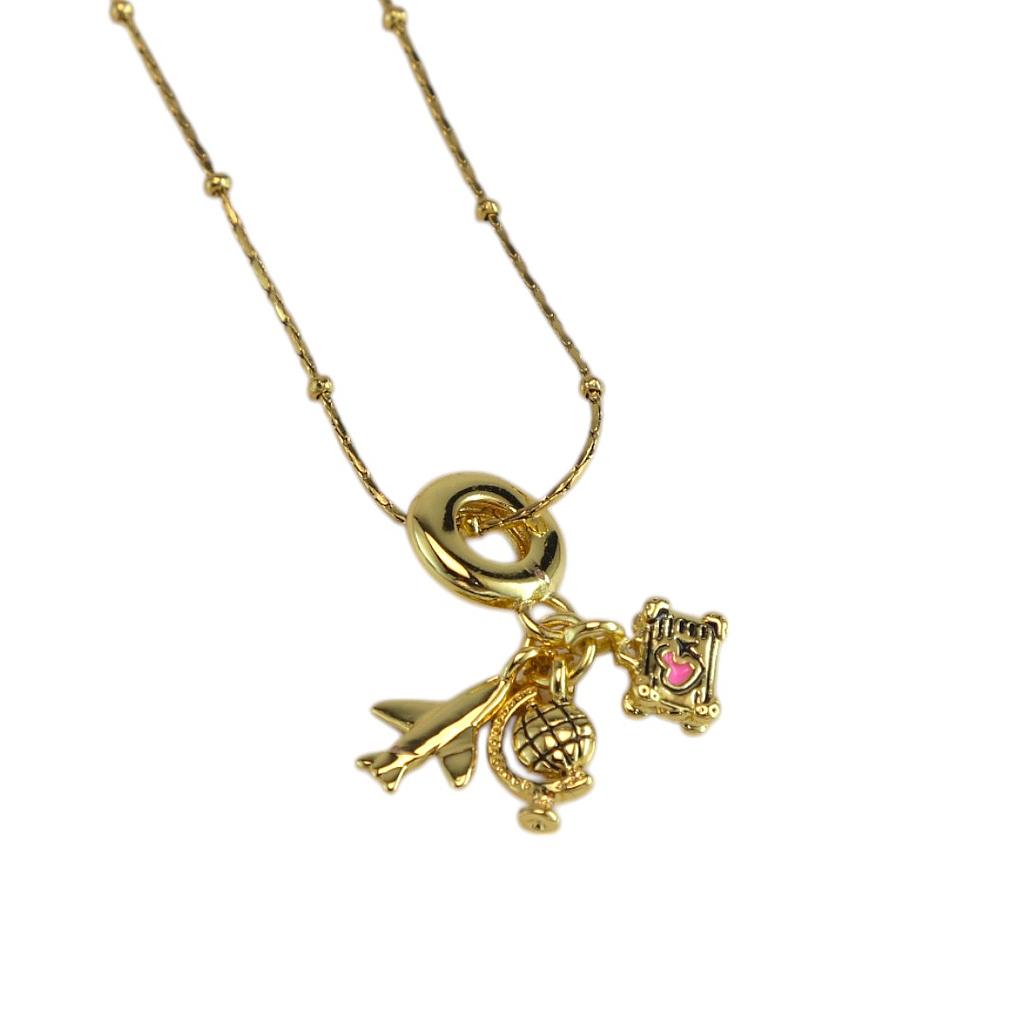 890036 Collar Viajes Cadena Acero