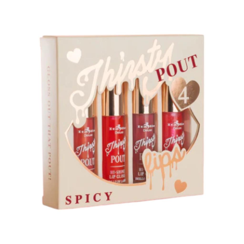021740 SET 4 LIPS POUT SPICY ITALIA