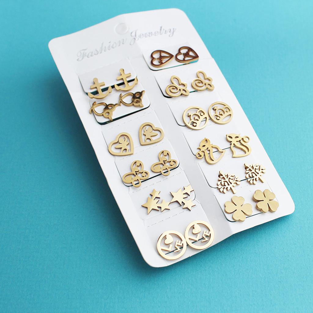 AR811-1 Broquel Acero Dorado