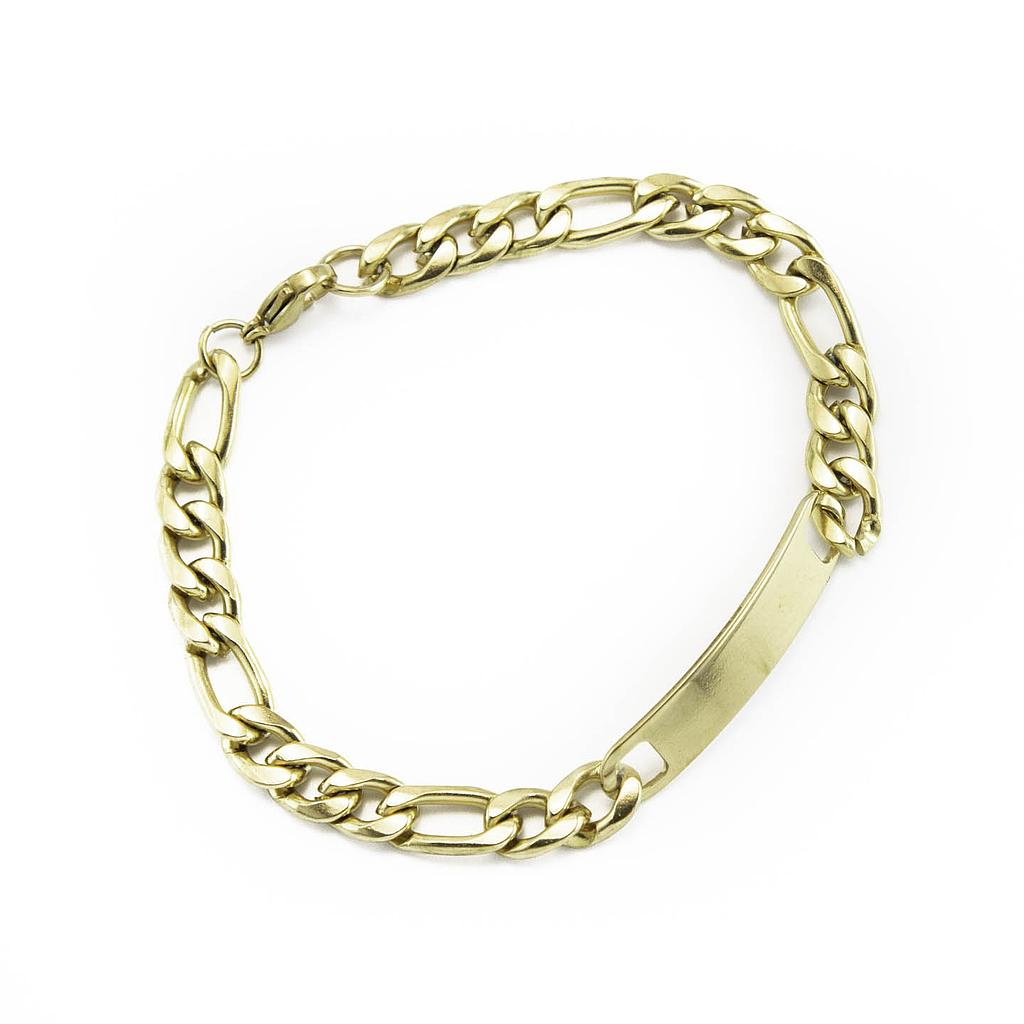 PUL9182 Esclava Placa Dorada 20cm 80mm