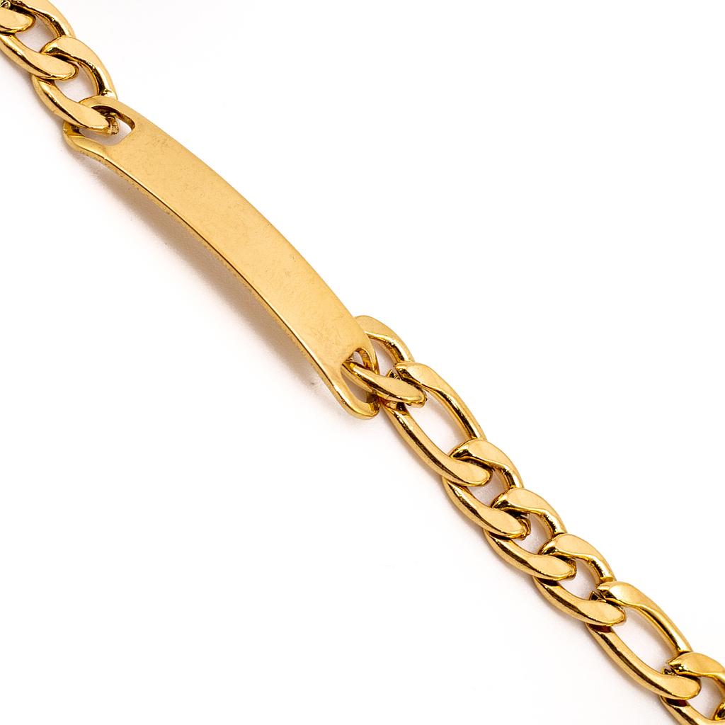 PUL172 Esclava Placa dorada 22 cm 6.3 mm