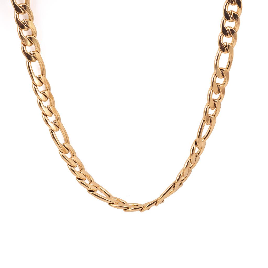 COL378	Cadena Dorada 3-1 Gruesa 60cm 1.6