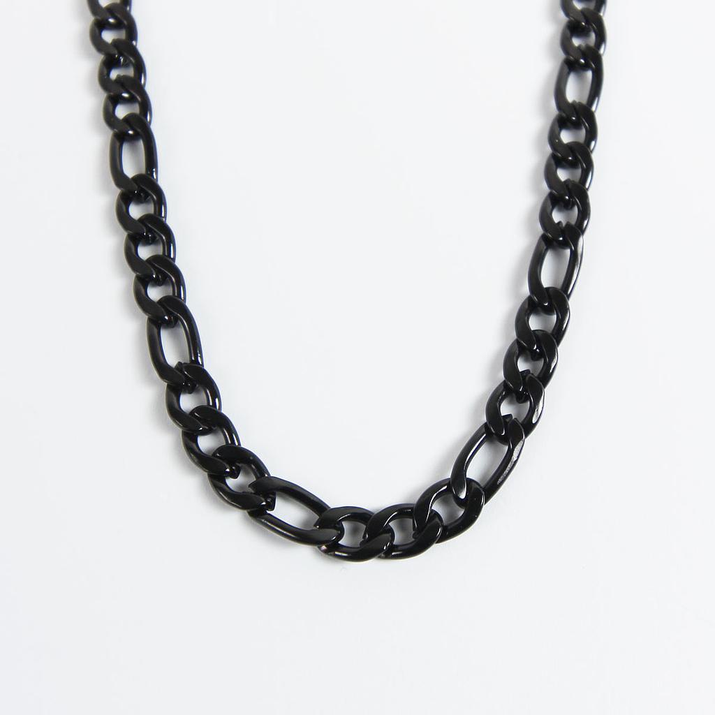 COL382 Cadena Acero 3-1 Negra Gruesa  60 cm 1.4
