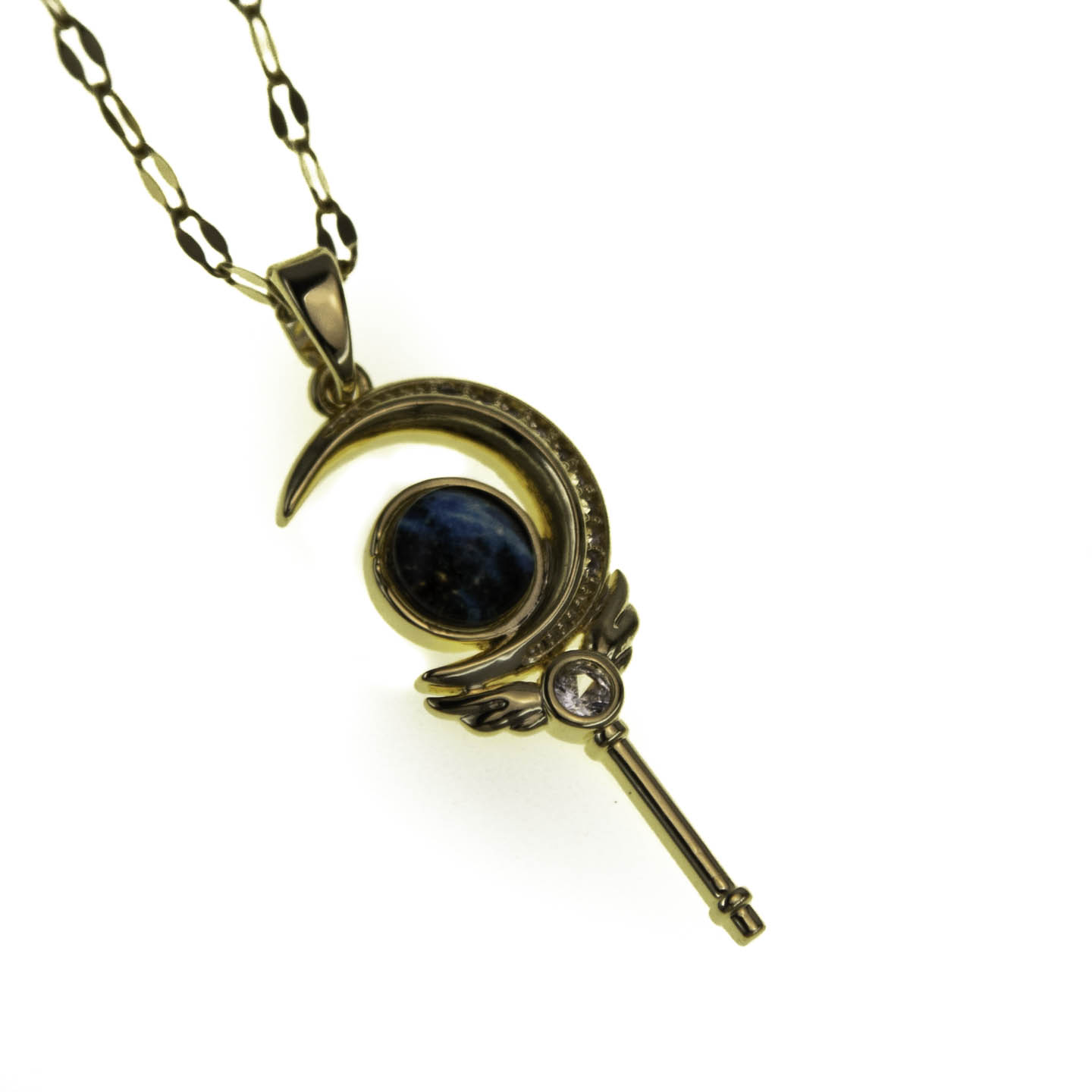 COL231042 Collar Acero Dorado Galaxia modelos varios