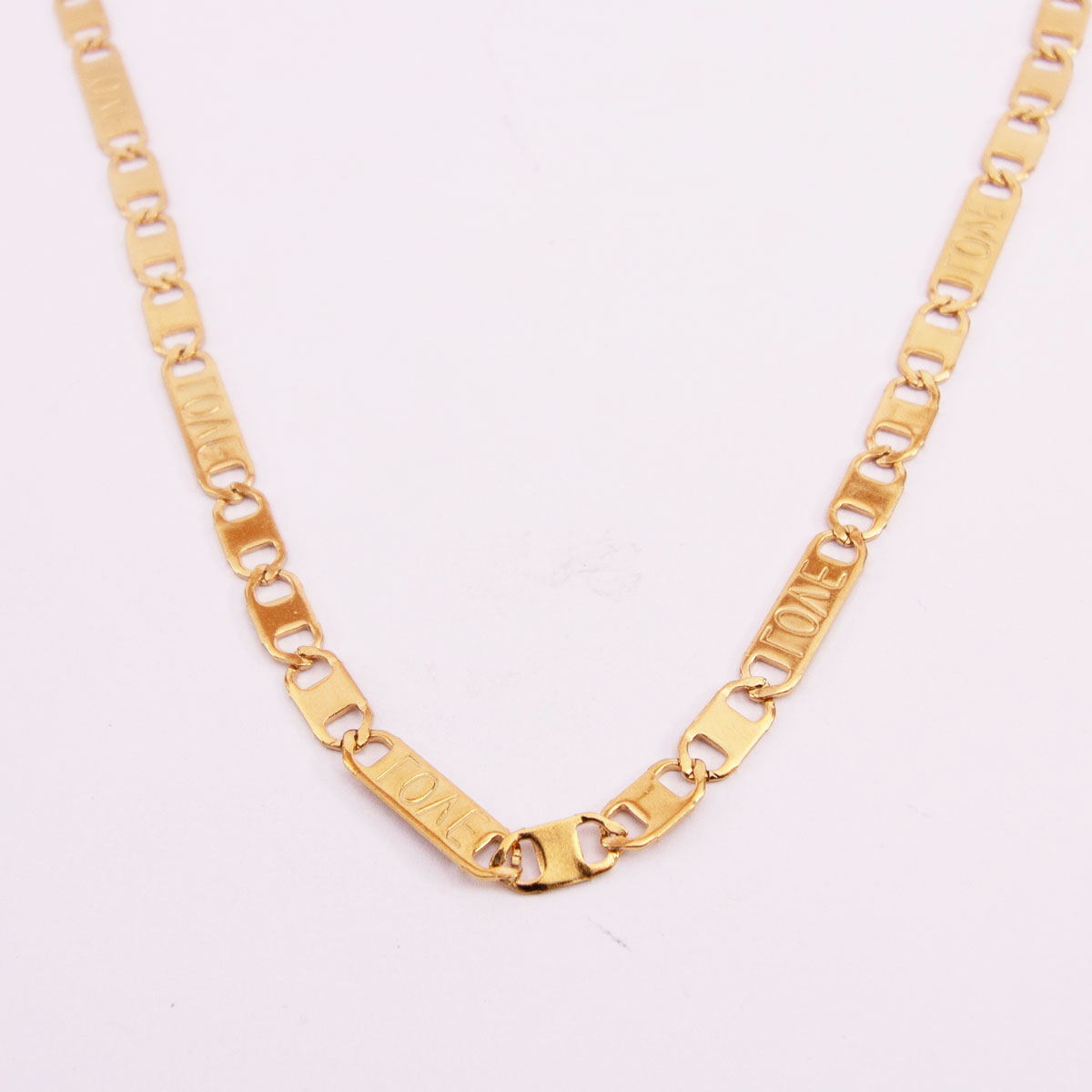 COL378-05	Cadena Dorada 3-1 Gruesa 60cm 1.6